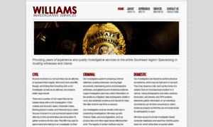 Williamsinvestigativeservices.com thumbnail
