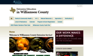 Williamson.agrilife.org thumbnail