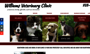 Williamsveterinaryclinicaz.com thumbnail