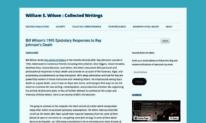 Williamswilsonwritings.wordpress.com thumbnail