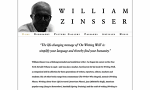 Williamzinsserwriter.com thumbnail