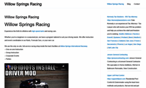 Willowspringsracing.com thumbnail