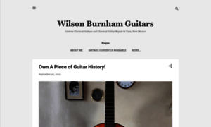 Wilsonburnhamguitars.net thumbnail