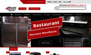 Wilsonrestaurantsupply.com thumbnail