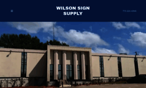 Wilsonsignsupply.com thumbnail