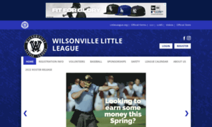 Wilsonvillelittleleague.org thumbnail