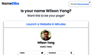 Wilsonyang.com thumbnail