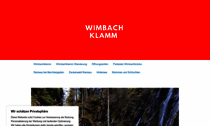 Wimbachklamm-ramsau.de thumbnail