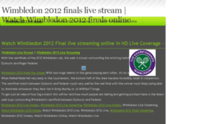 Wimbledon2012finalslivestream.sitew.com thumbnail