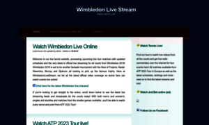 Wimbledonlivestream.net thumbnail