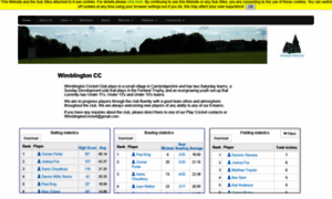 Wimblington.play-cricket.com thumbnail