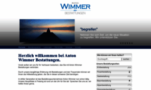 Wimmer-bestattung.de thumbnail