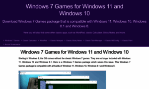 Win7games.com thumbnail
