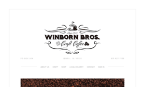 Winbornbrotherscraftcoffee.com thumbnail