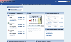 Wincalendar.net thumbnail