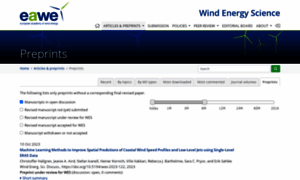 Wind-energ-sci-discuss.net thumbnail