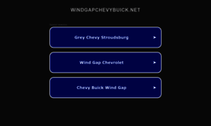 Windgapchevybuick.net thumbnail