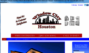 Windowcityhouston.com thumbnail