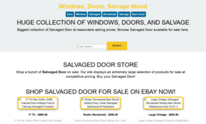 Windowdoorssalvagewood.com thumbnail