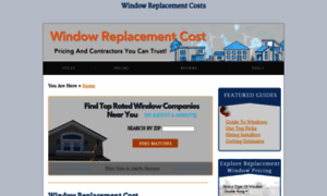 Windowreplacementcost.co thumbnail