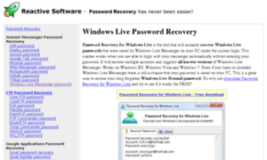 Windows-live-password-recovery.com thumbnail