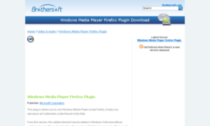 Windows-media-player-firefox-plugin.brothersoft.com thumbnail