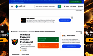 Windows-password-unlocker-professional.en.softonic.com thumbnail