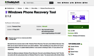 Windows-phone-recovery-tool.findmysoft.com thumbnail