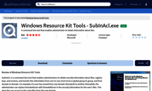 Windows-resource-kit-tools-subinacl-exe.software.informer.com thumbnail