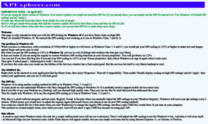 Windows10-dpi-fix.xpexplorer.com thumbnail