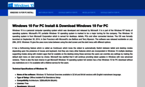 Windows10forpc.com thumbnail