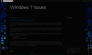 Windows7-issues.blogspot.com thumbnail