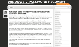 Windows7passwordrecovery.org thumbnail