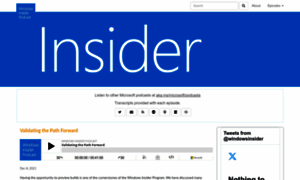 Windowsinsider.libsyn.com thumbnail