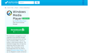 Windowsmediaplayer.joydownload.com thumbnail