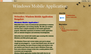 Windowsmobileapplicationsoftware.blogspot.com thumbnail