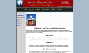 Windsorbaptistva.com thumbnail