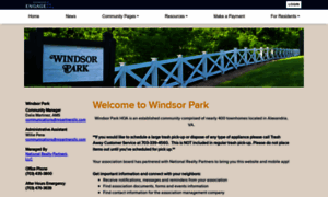 Windsorparkhoa.org thumbnail