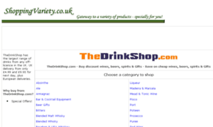 Wines-beers-spirits-gifts.shoppingvariety.co.uk thumbnail