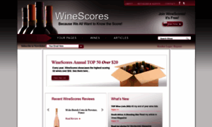 Winescores.ca thumbnail