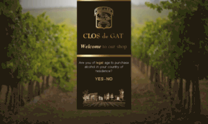 Wineshop.closdegat.com thumbnail
