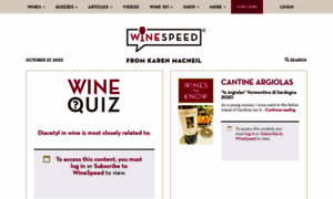 Winespeed.com thumbnail