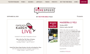Winespeed.org thumbnail