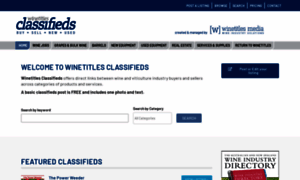 Winetitlesclassifieds.com.au thumbnail