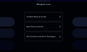 Wingnet.com thumbnail