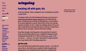Wingolog.org thumbnail