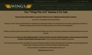 Wings-fine-arts.com thumbnail