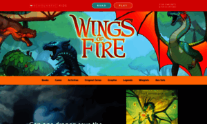 Wingsoffire.scholastic.com thumbnail