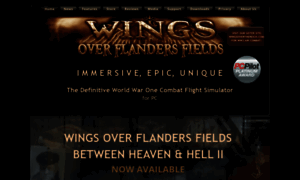 Wingsoverflandersfields.com thumbnail