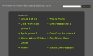 Winner-winner-iphone6dinner.com thumbnail